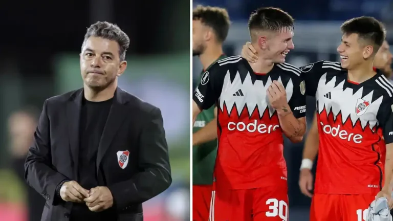 Marcelo Gallardo Franco Mastantuono Claudio Echeverri River Plate