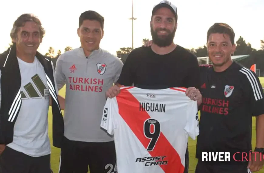 Jorge Higuaín reveló por qué su hijo no regresó a River