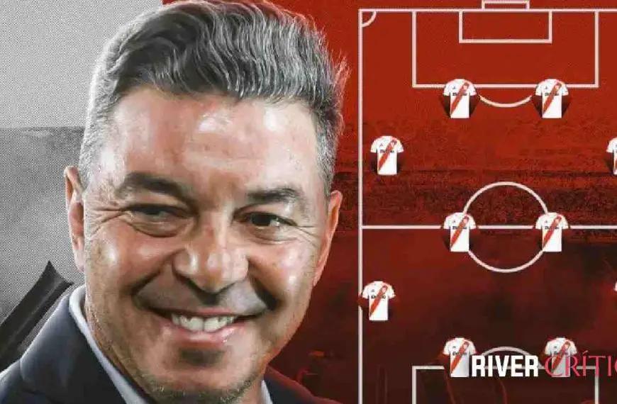 El equipo de Gallardo para el debut de River